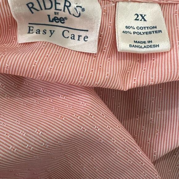 RIDER BY LEE COTTON BLEND SHIRT SIZE 2X - Picture 5 of 5